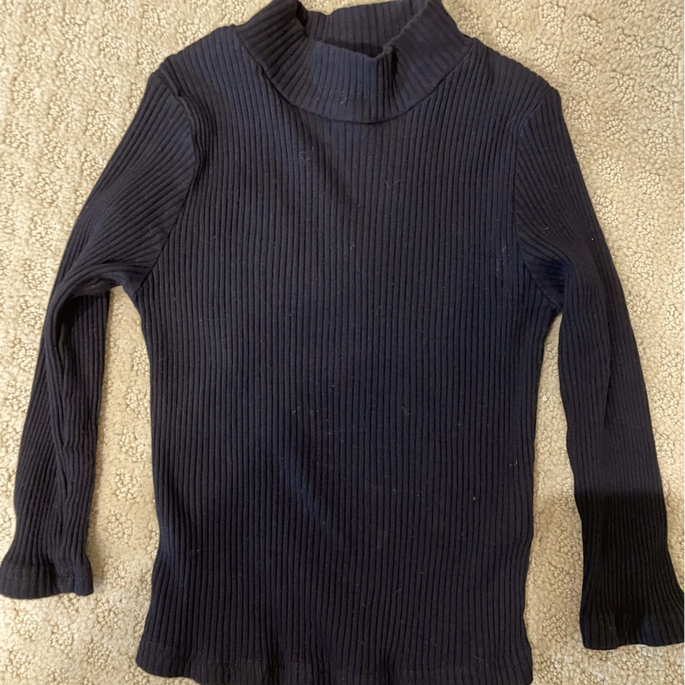 Ribbed Mock turtleneck top ⚡️2 for $5
